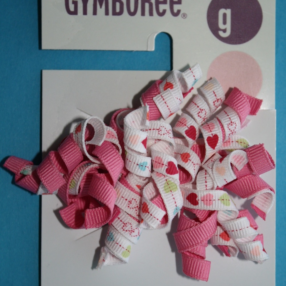 Sugar Cookie Curly Corker 1 Bow Gymboree NWT